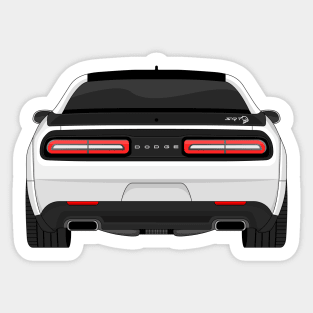 HELLCAT REAR WHITE Sticker